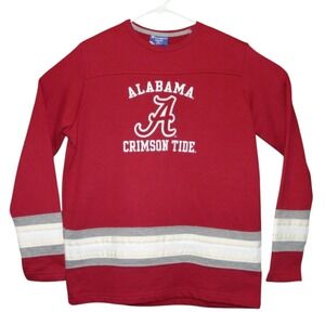 Vintage Champion Sweatshirt Alabama Crimson‎ Tide Red Pullover Adult XL